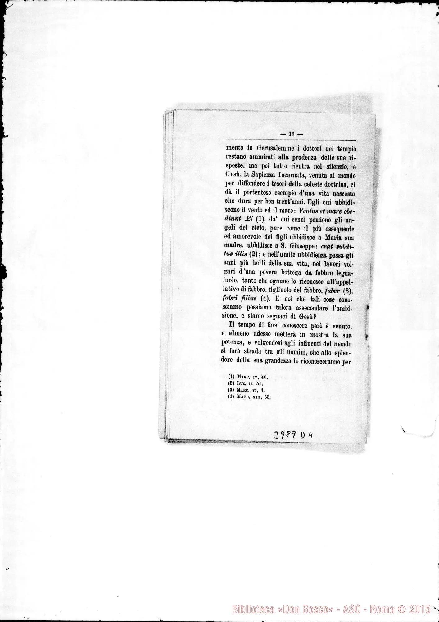 Fotogramma D 4 — 31-12-1902: Gesù: fonte dell’allegria. Stampato