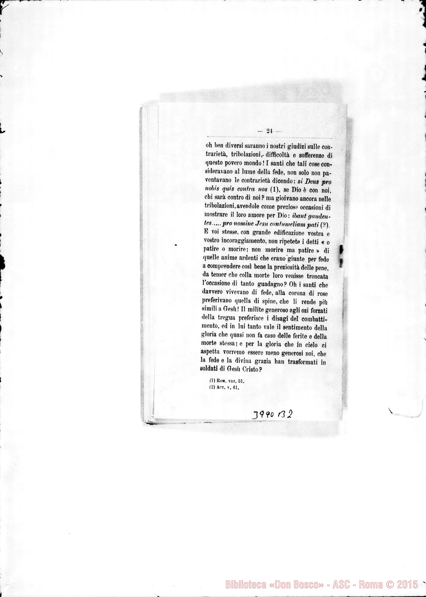 Fotogramma B 2 — 31-12-1903: Vita di fede. Stampato