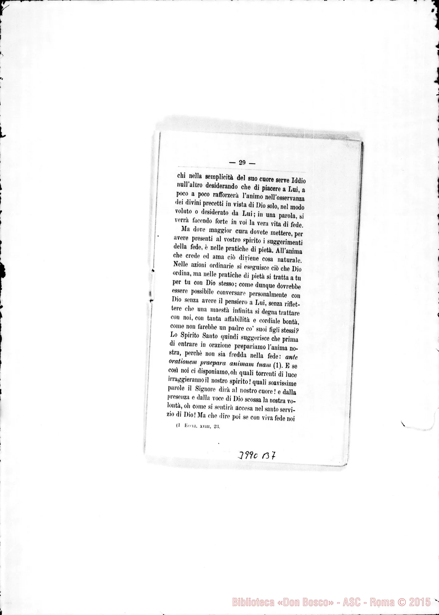 Fotogramma B 7 — 31-12-1903: Vita di fede. Stampato