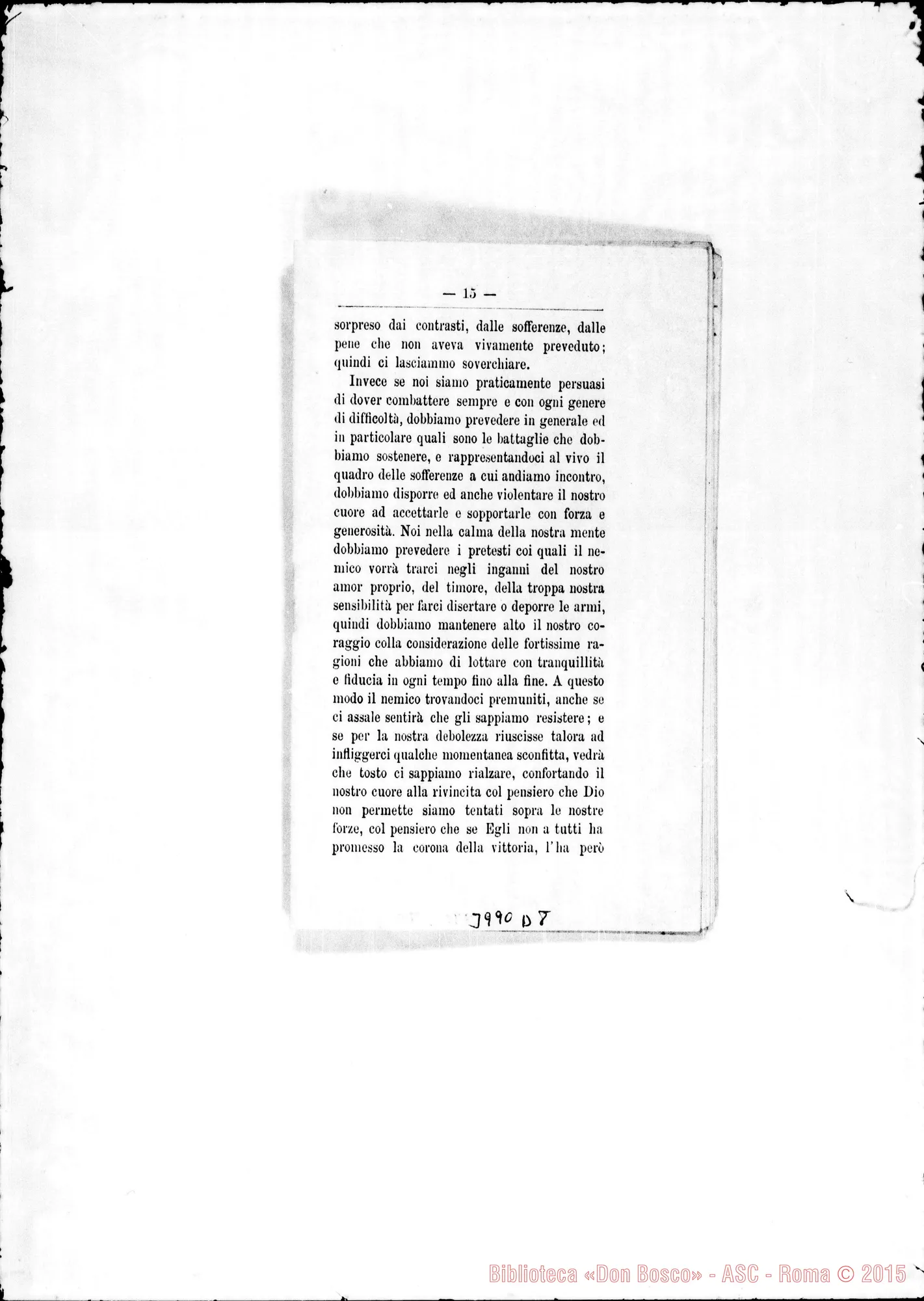Fotogramma D 8 — 31-12-1904: «Cliaritatem habete, quod est vinculum perfectìonis». Stampato