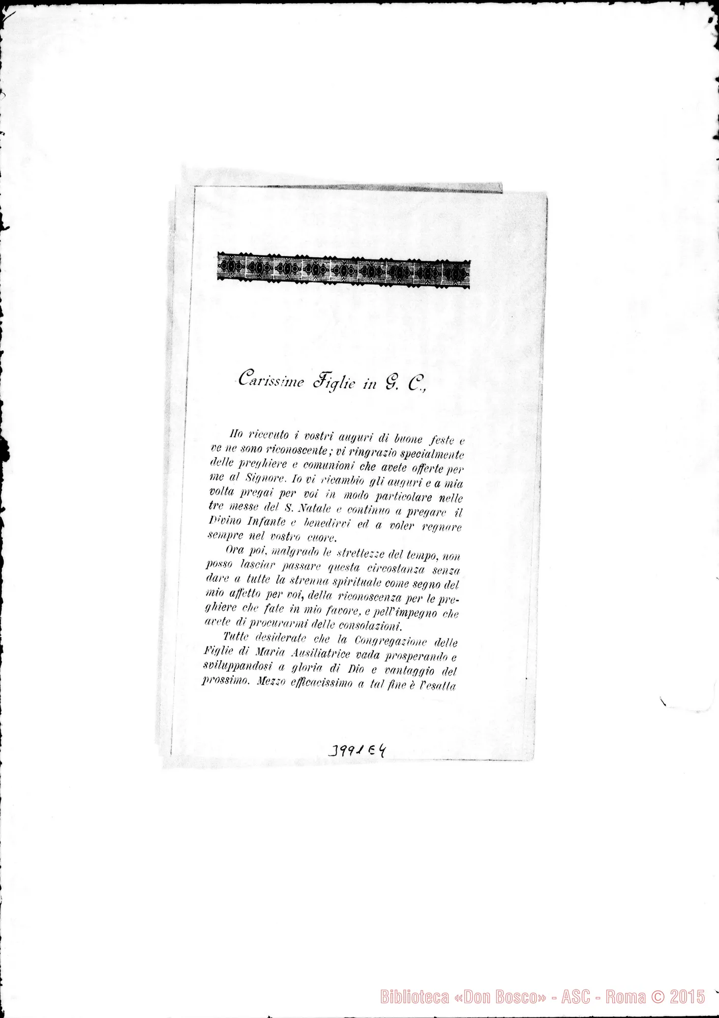 Fotogramma E 4 — Introduzione all’elenco dell’anno 1897