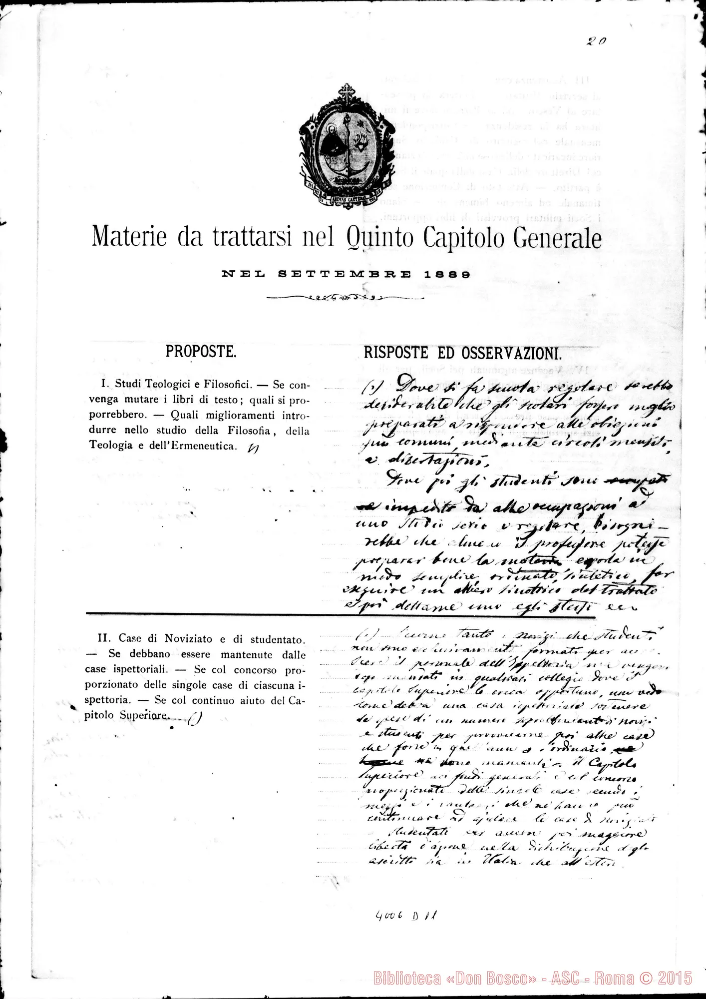 Fotogramma D 11 — Don Braga Angelo