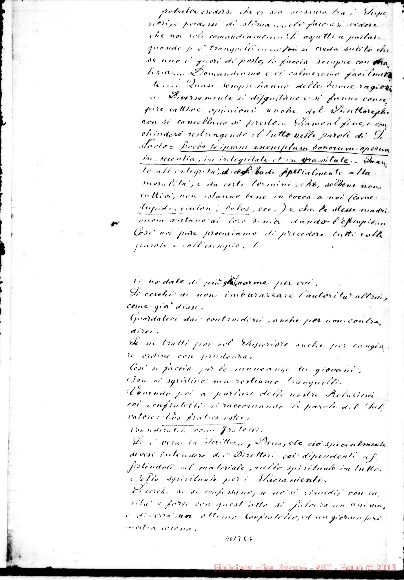 Fotogramma E 6 — Verbale-relazione del V Capitolo Generale, datata 7-09-1889