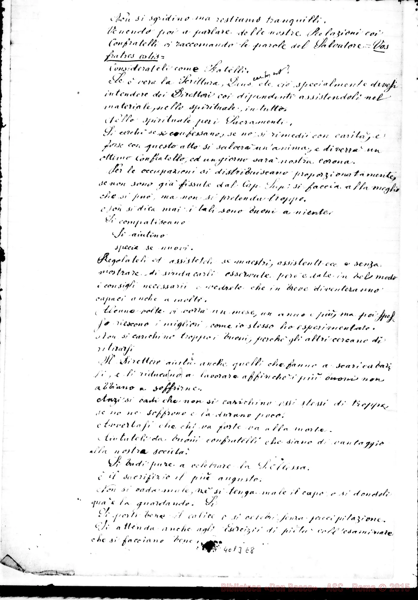 Fotogramma E 8 — Verbale-relazione del V Capitolo Generale, datata 7-09-1889