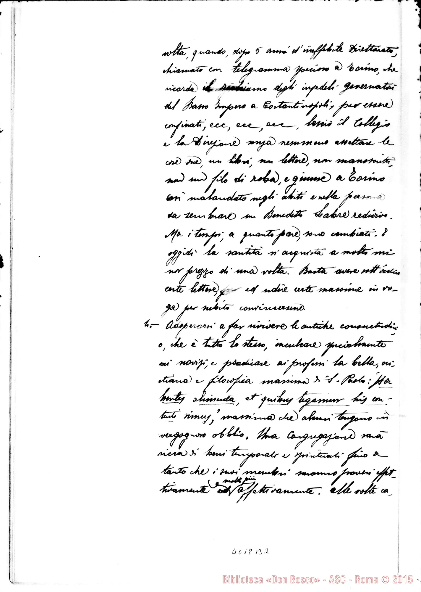 Fotogramma B 2 — Proposte varie dei Confratelli