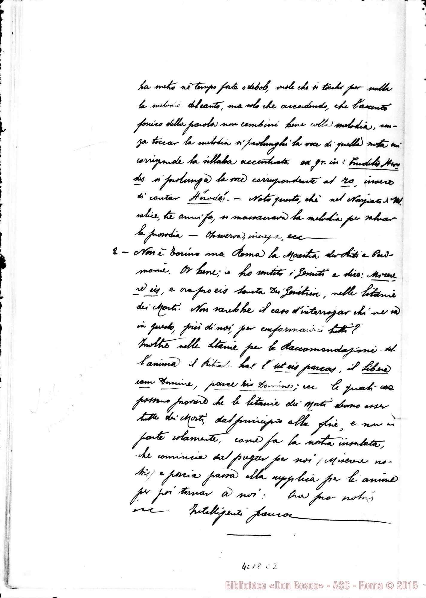 Fotogramma C 2 — Proposte varie dei Confratelli