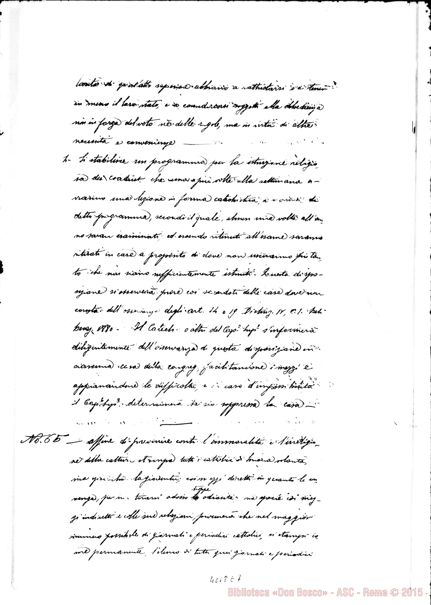 Fotogramma E 7 — Proposte varie dei Confratelli