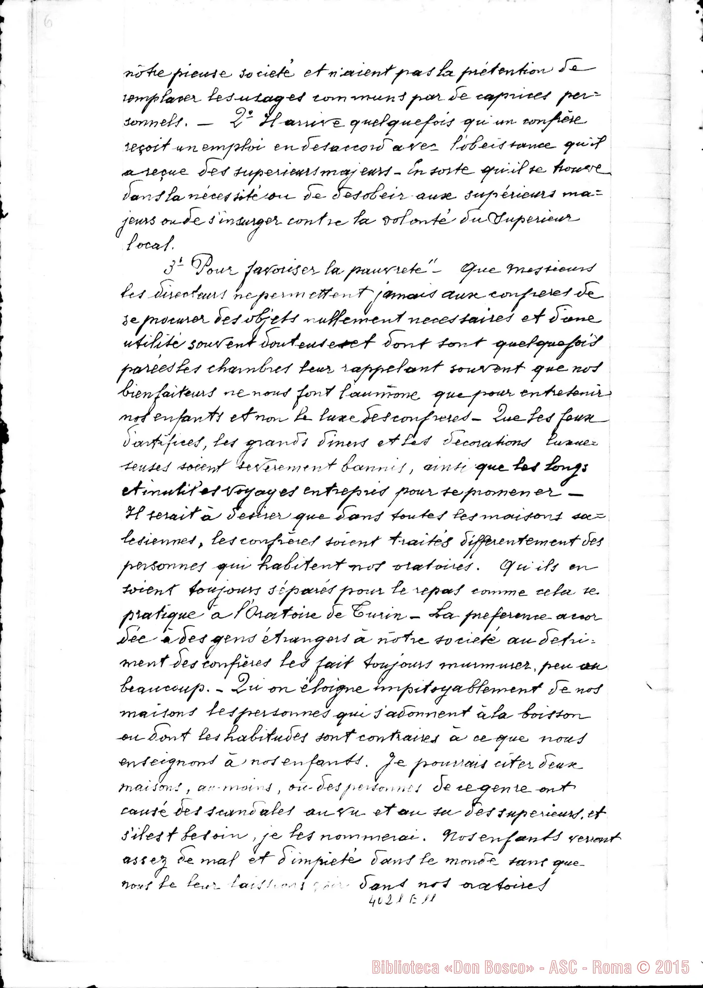 Fotogramma E 11 — Risposte ed osservazioni alla quarta proposta