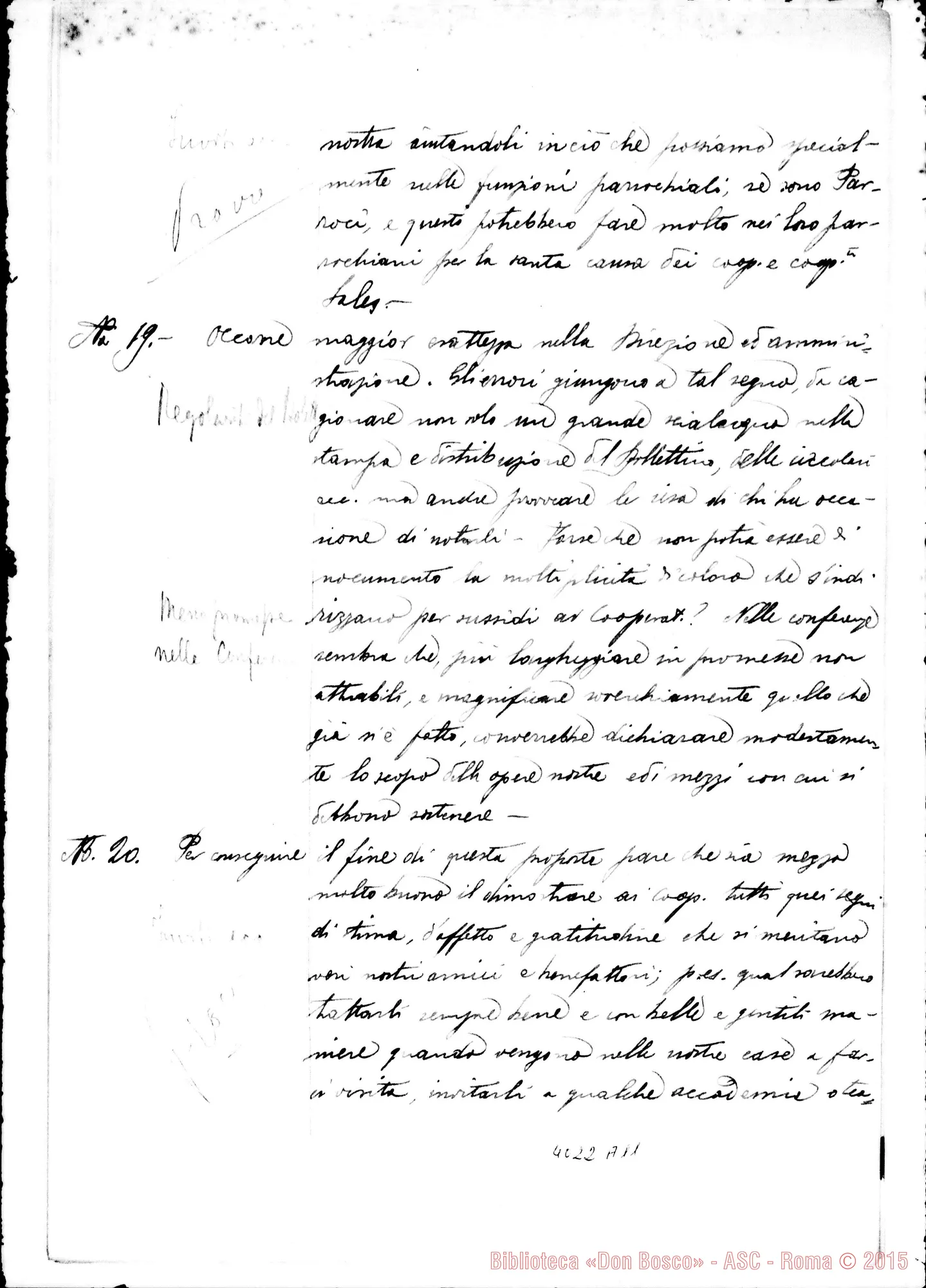 Fotogramma A 11 — Risposte ed osservazioni alla quinta proposta