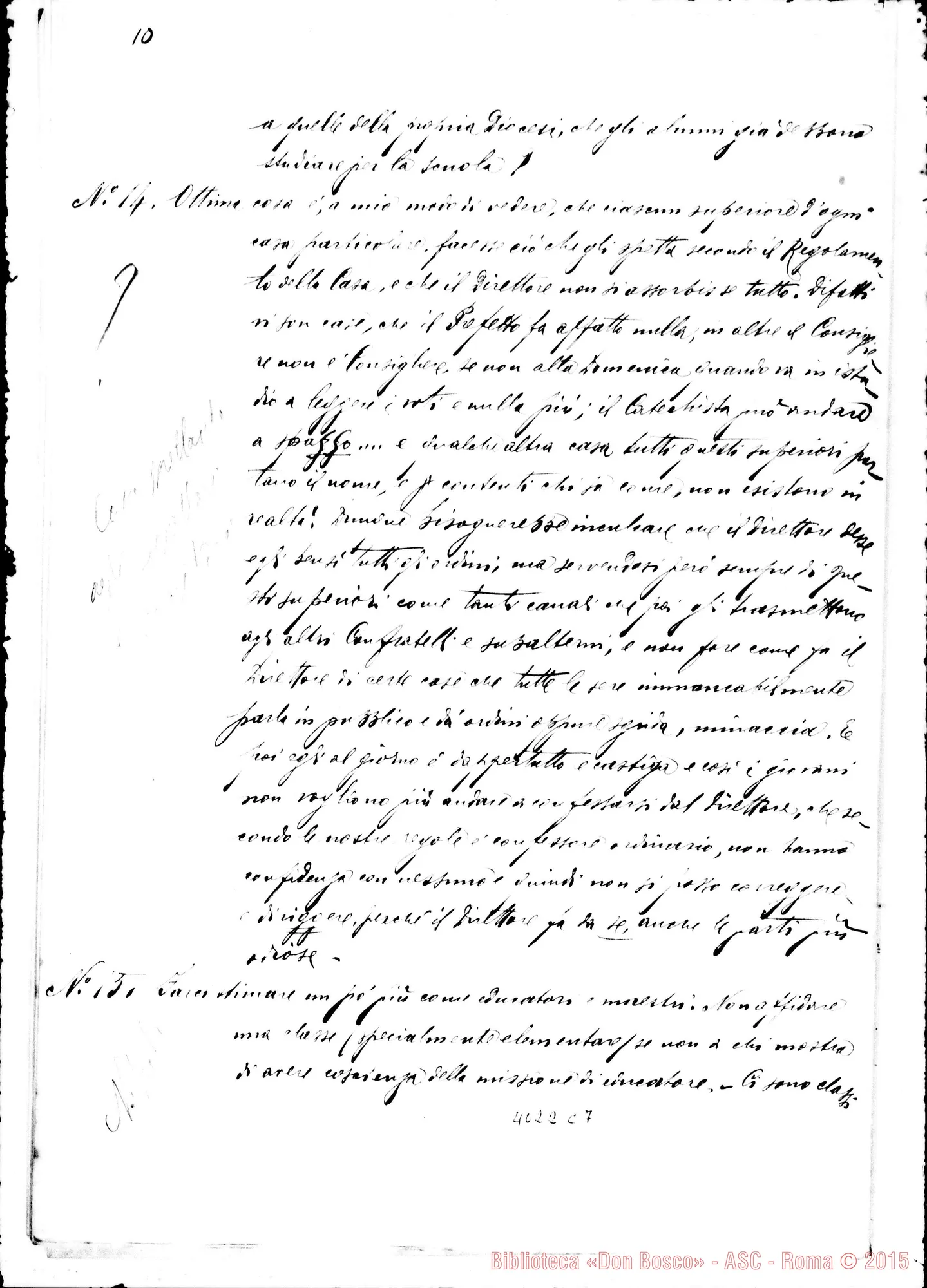 Fotogramma C 7 — Risposte ed osservazioni alla sesta proposta