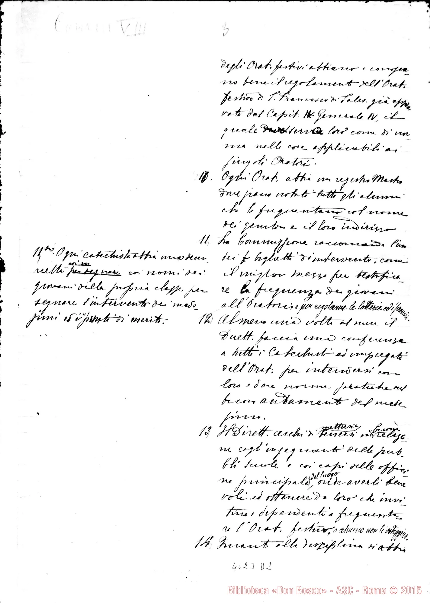 Fotogramma D 2 — Relazione dell’ottava commissione