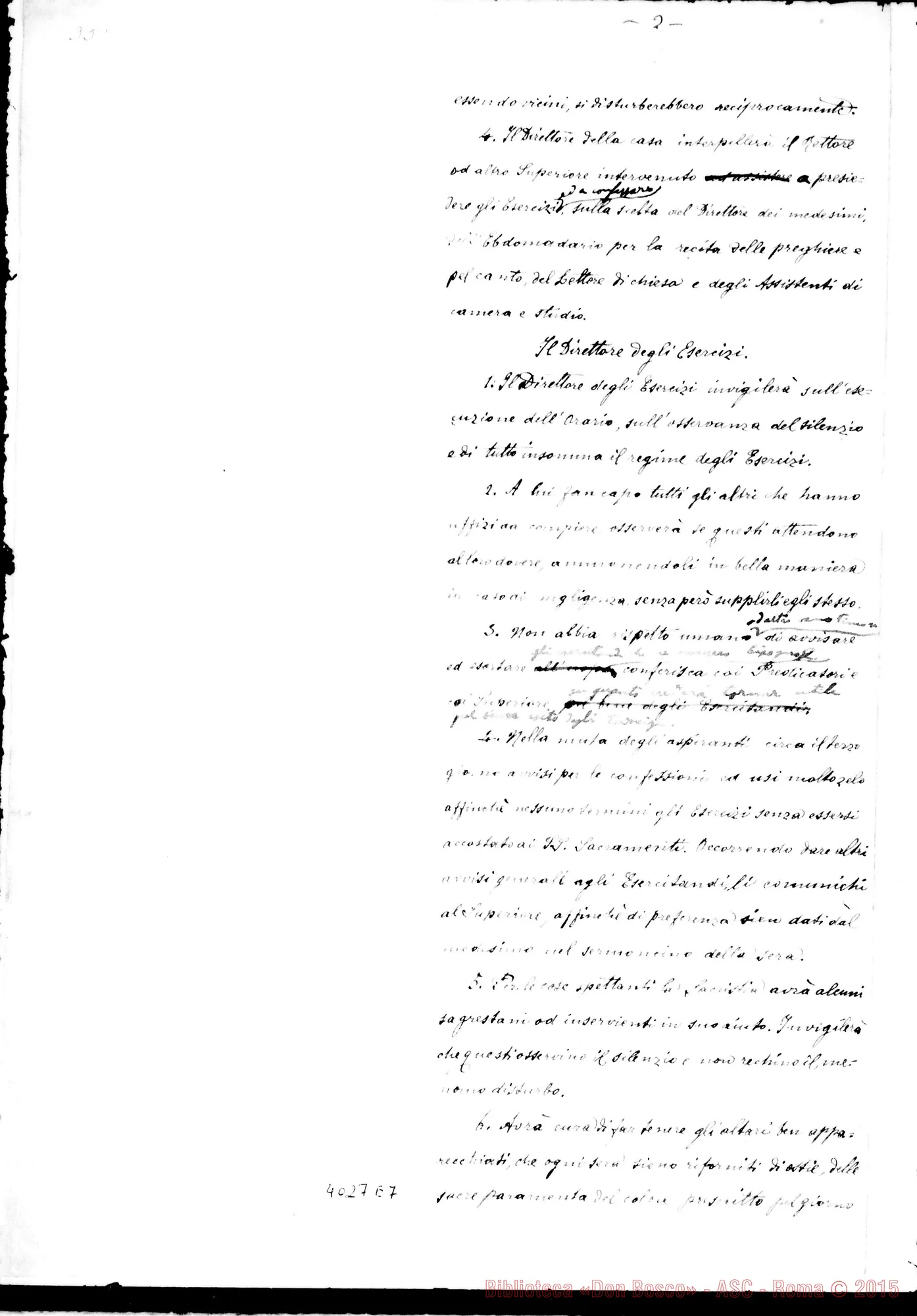 Fotogramma E 7 — Relazione sul Capitolo Generale VII