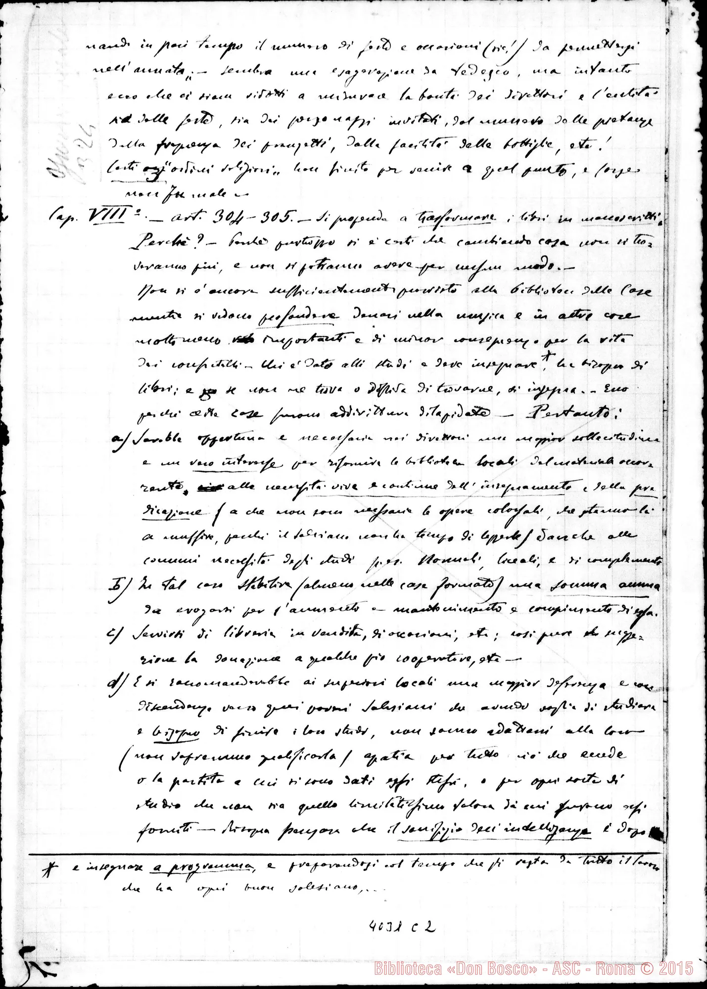 Fotogramma C 2 — 9.. Verbale della prima proposta