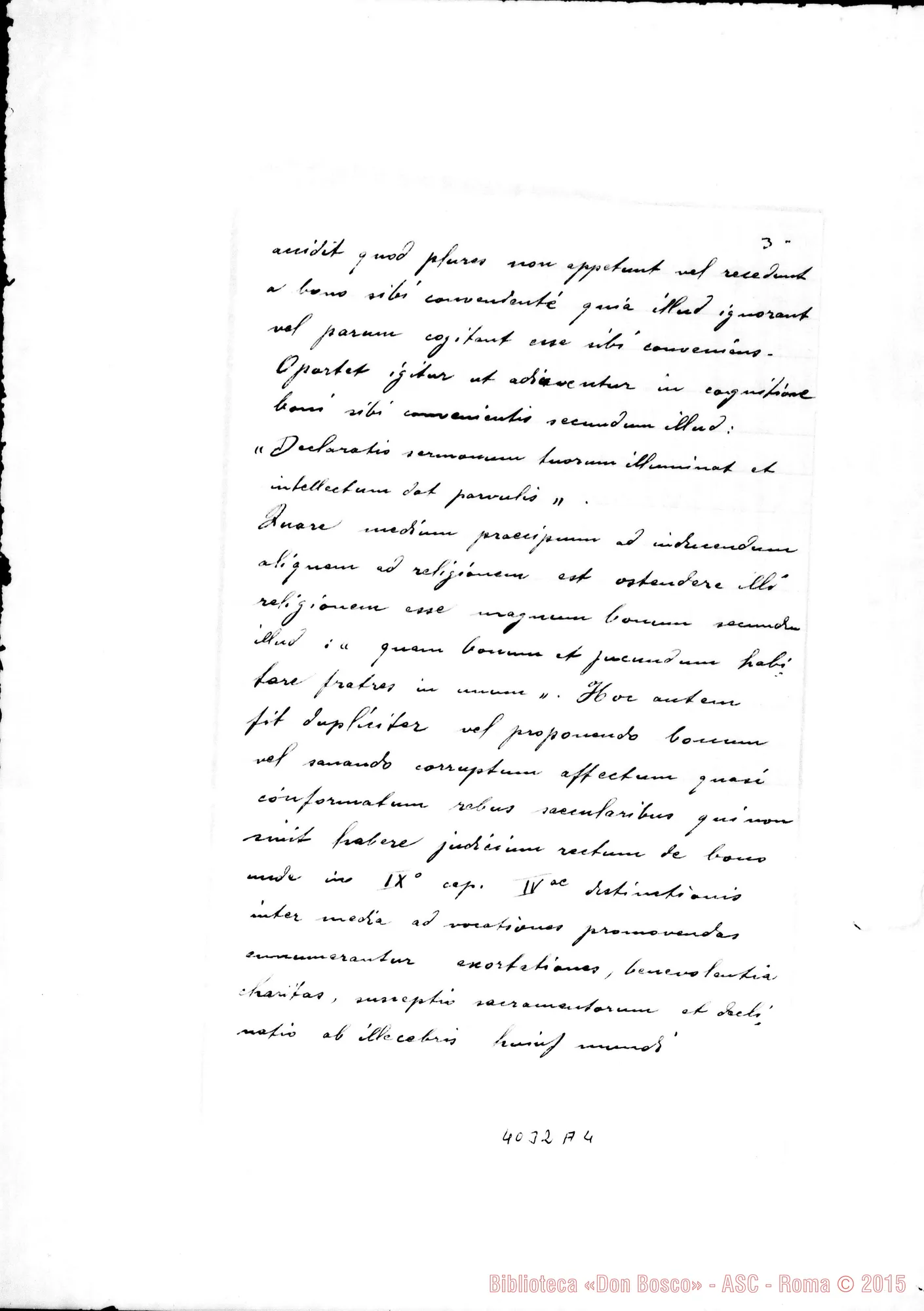 Fotogramma A 4 — Risposte ed osservazioni alla seconda proposta