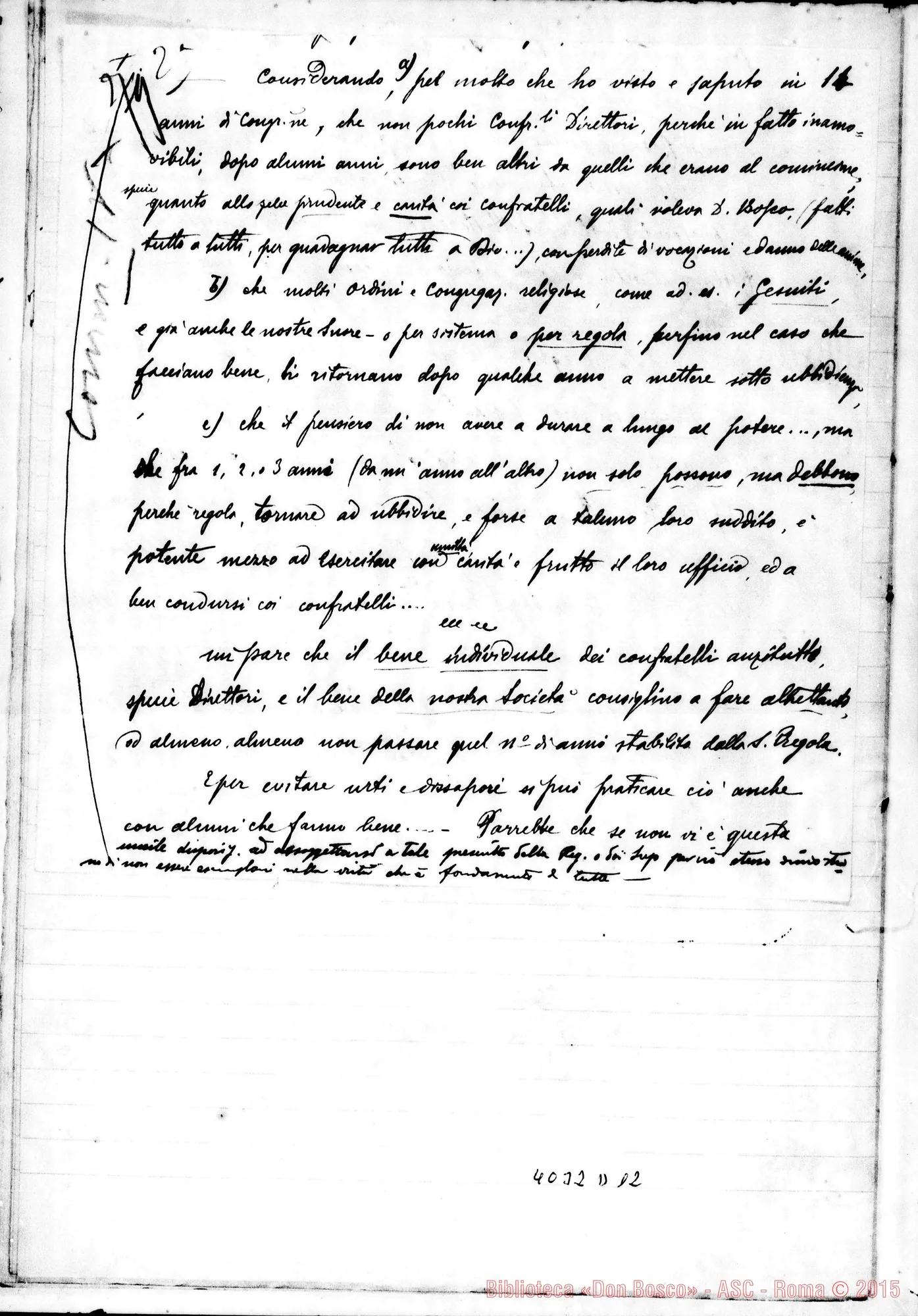 Fotogramma D 12 — Risposte ed osservazioni alla quarta proposta