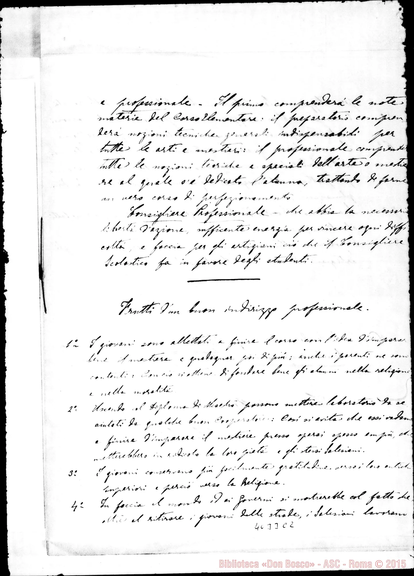 Fotogramma C 2 — Risposte ed osservazioni alla settima proposta