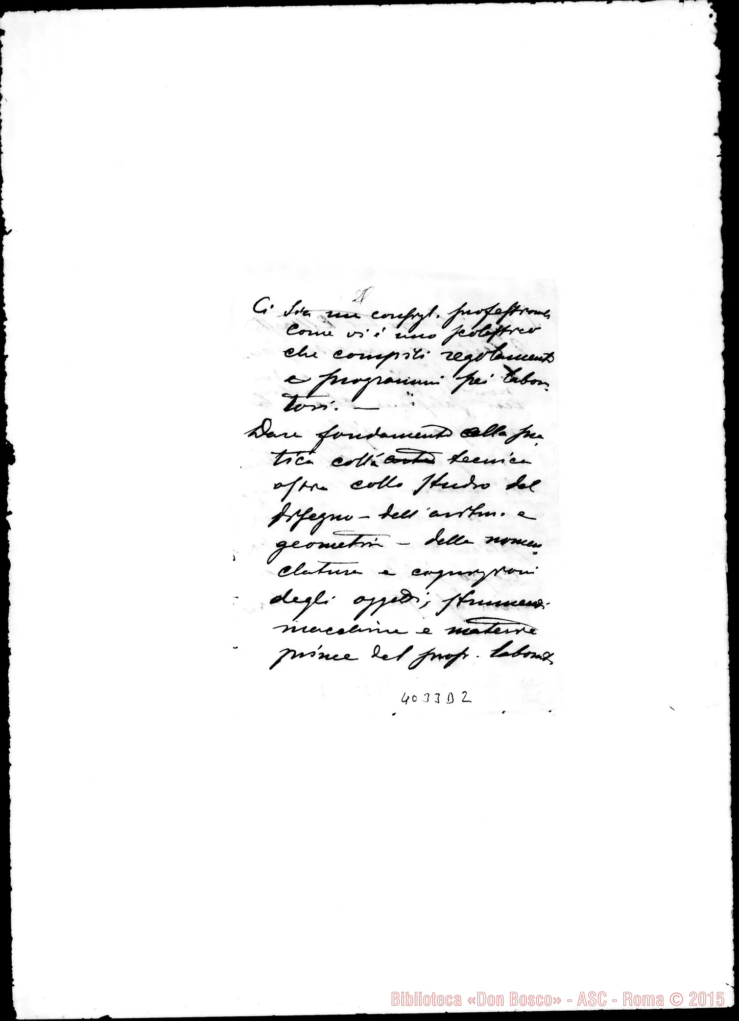 Fotogramma D 2 — Risposte ed osservazioni alla settima proposta