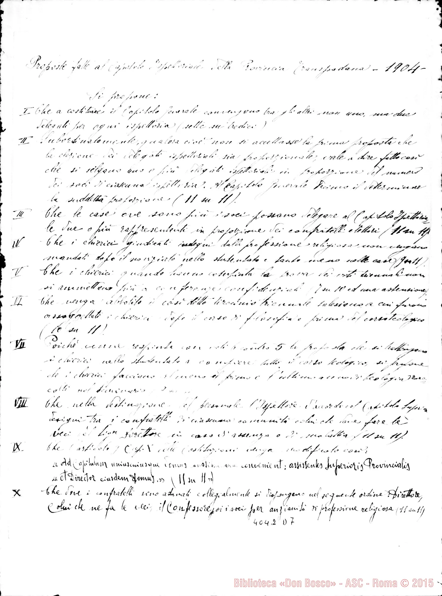 Fotogramma D 7 — Ispettoria Cispadana