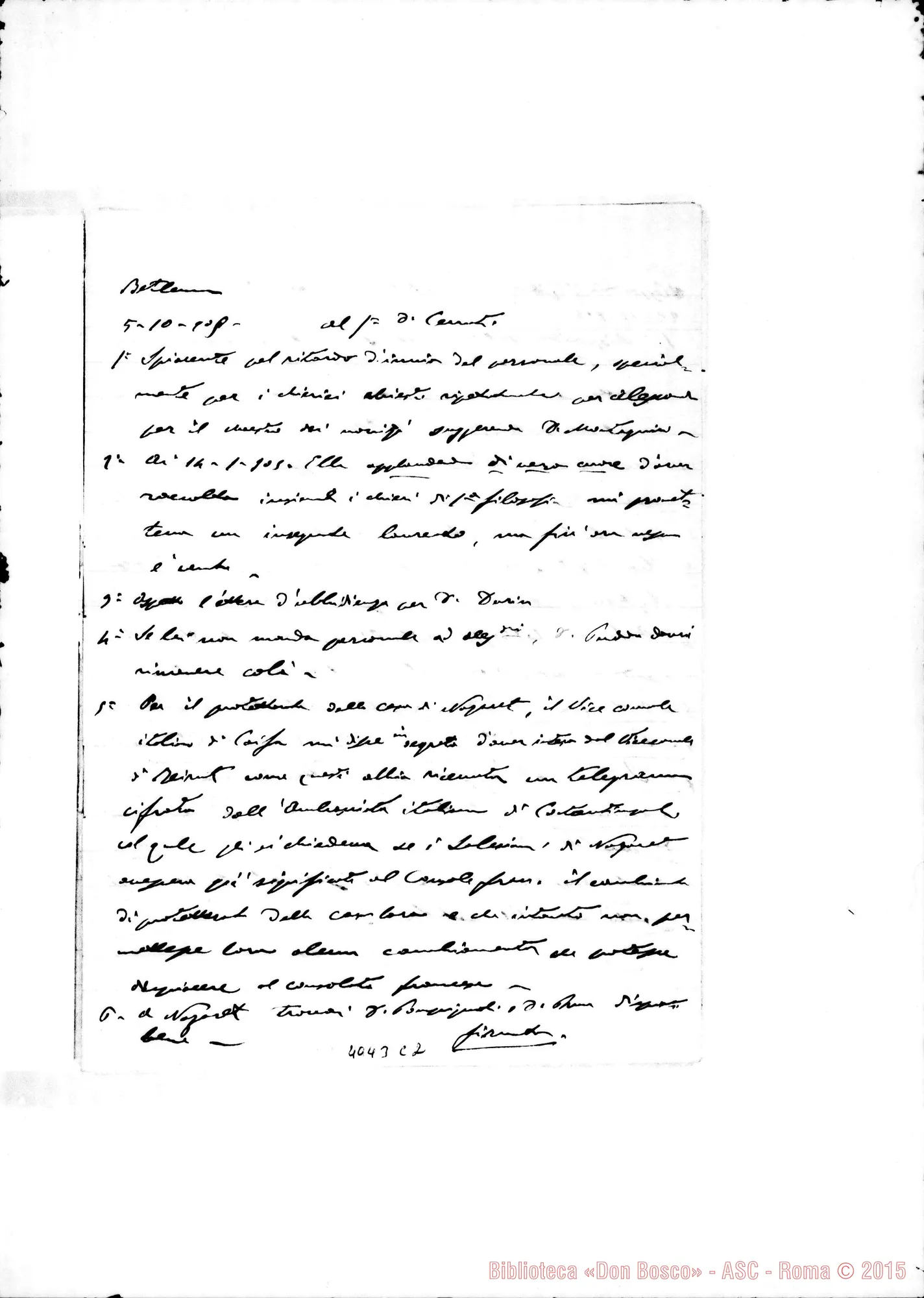 Fotogramma C 2 — Proposte dei confratelli al Cap. Gen.: Raccolta di Don Nai (quaderno)