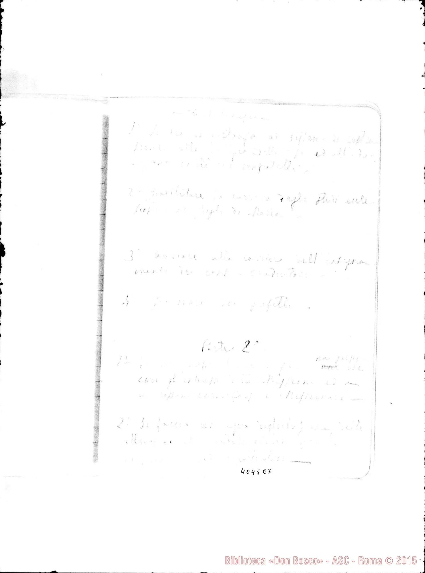 Fotogramma E 7 — Sunto delle proposte presentate dai confratelli, con commenti o risposte di D. Bertello. Quaderno ms.