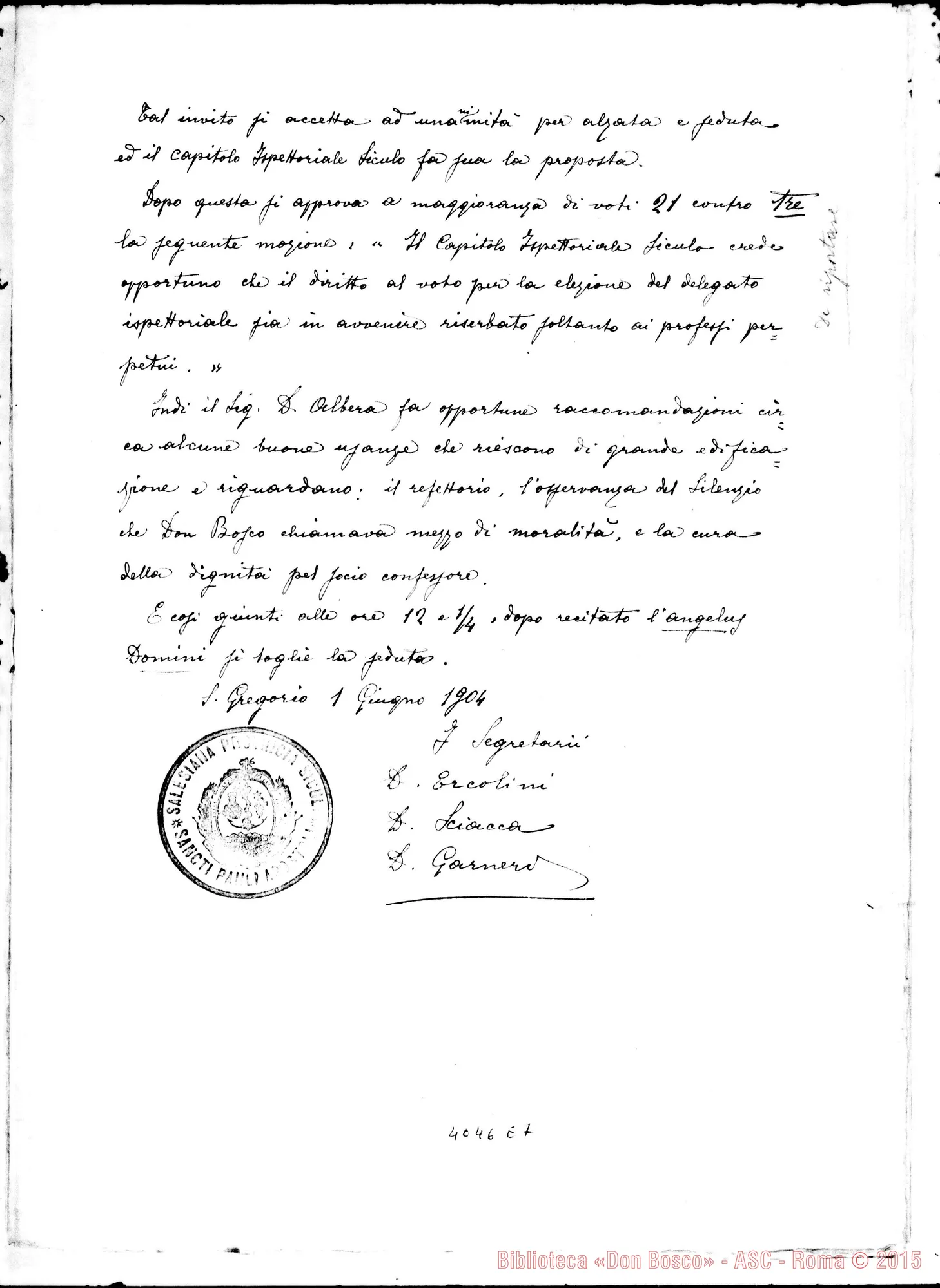 Fotogramma E 7 — Ispettoria Sicula