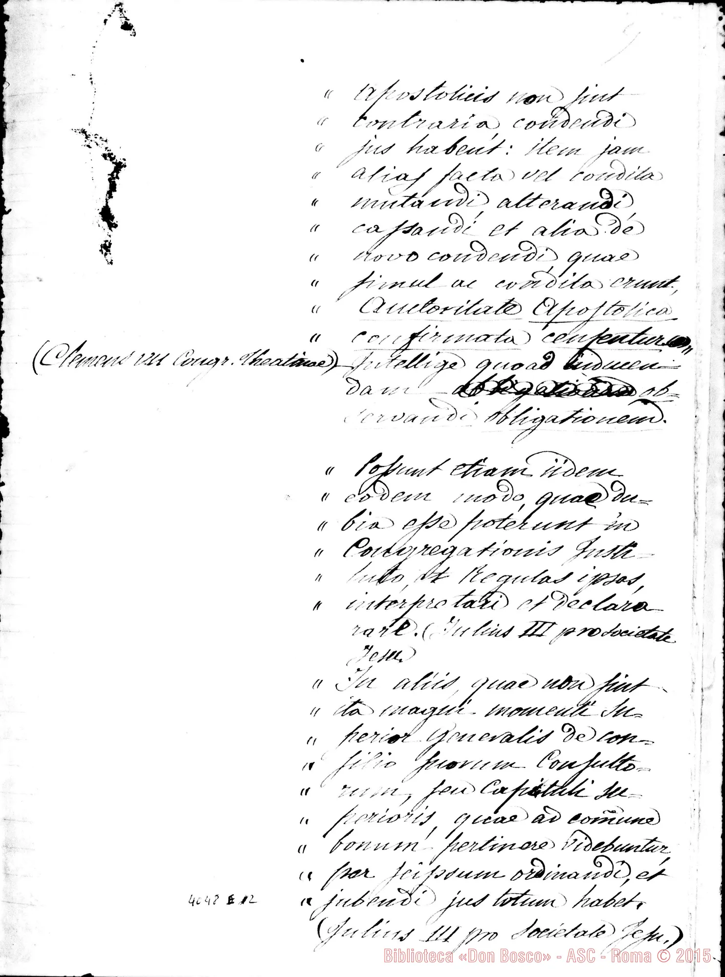 Fotogramma E 2 — Quesiti di Don Rua A Don Berto E risposte. Ms. di Don Bertello E Don Berto