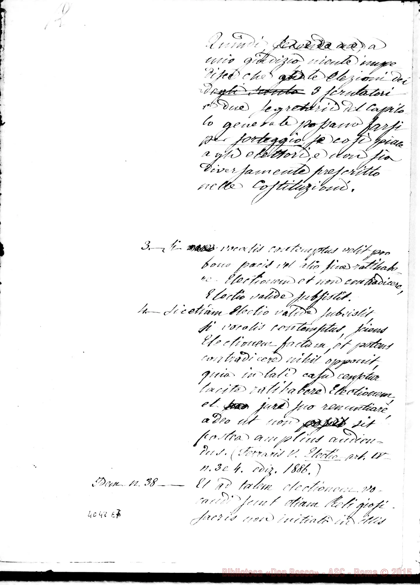 Fotogramma E 7 — Quesiti di Don Rua A Don Berto E risposte. Ms. di Don Bertello E Don Berto