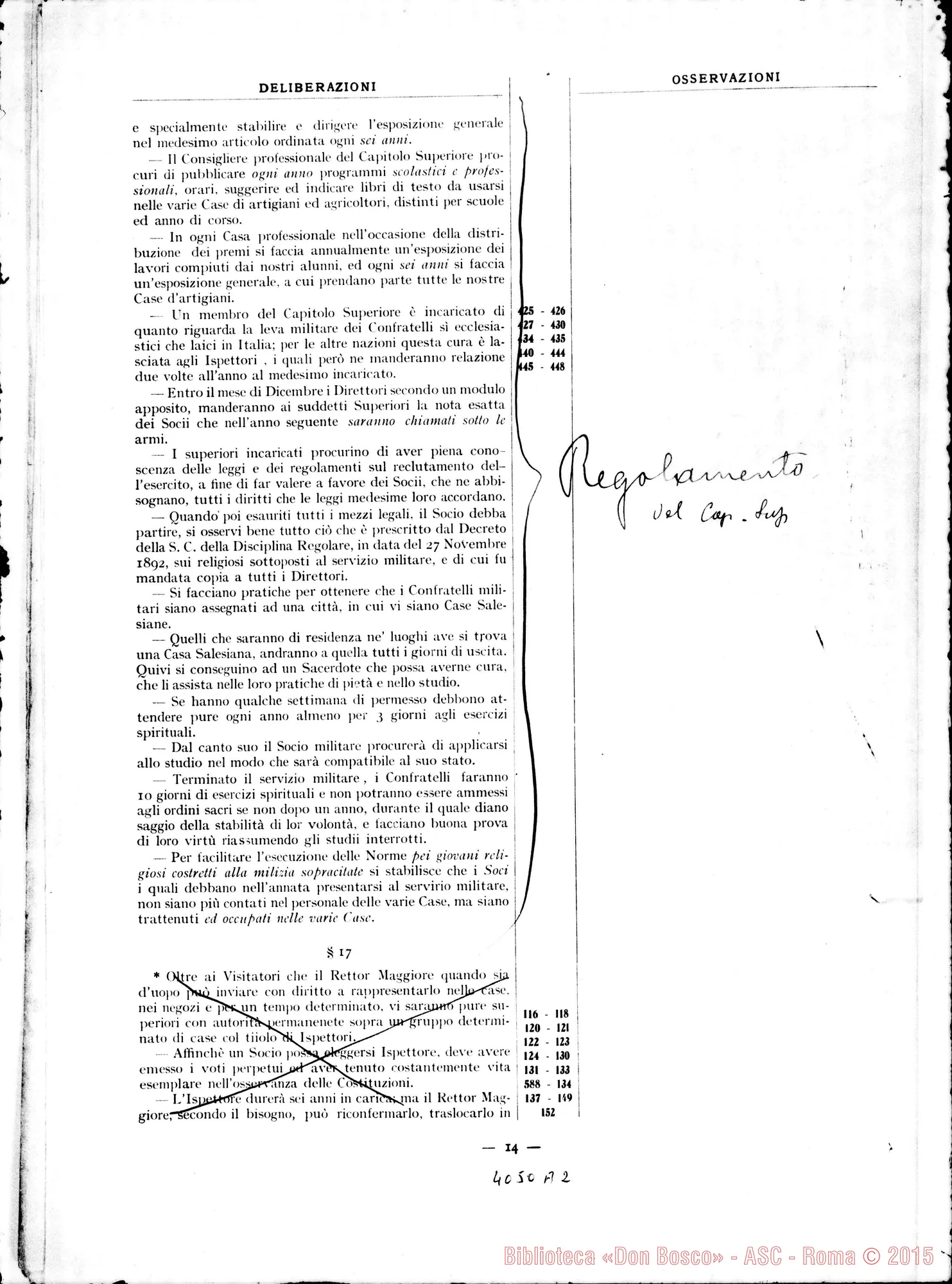 Fotogramma A 2 — Relazione al Capitolo, con correz. E aggiunte autentiche