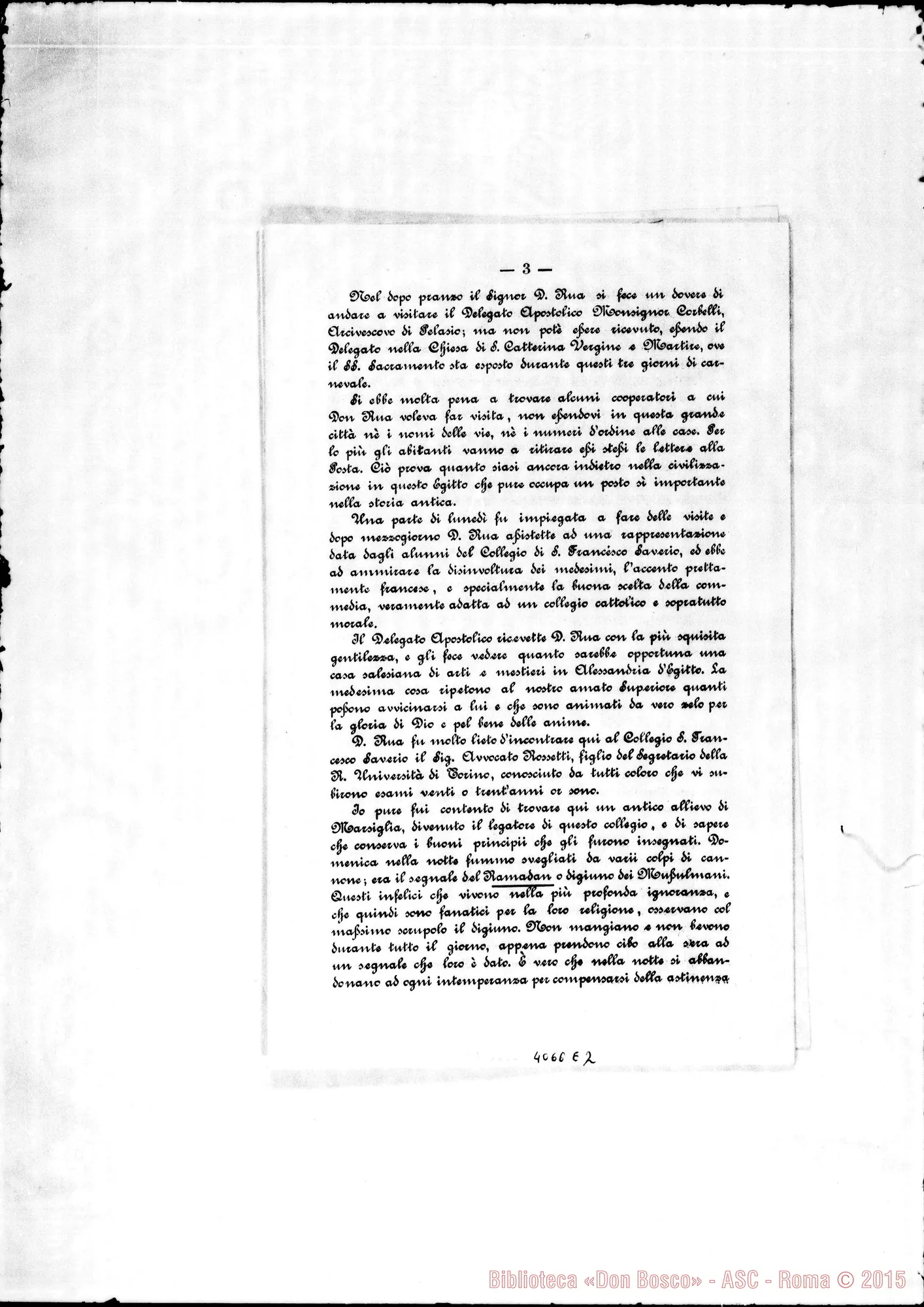 Fotogramma E 2 — Anno 1895: Circolari di Don Belmonte dei mesi di gennaio, febbraio (2), marzo, aprile, maggio, giugno, luglio, ottobre, novembre, dicembre. Stampate