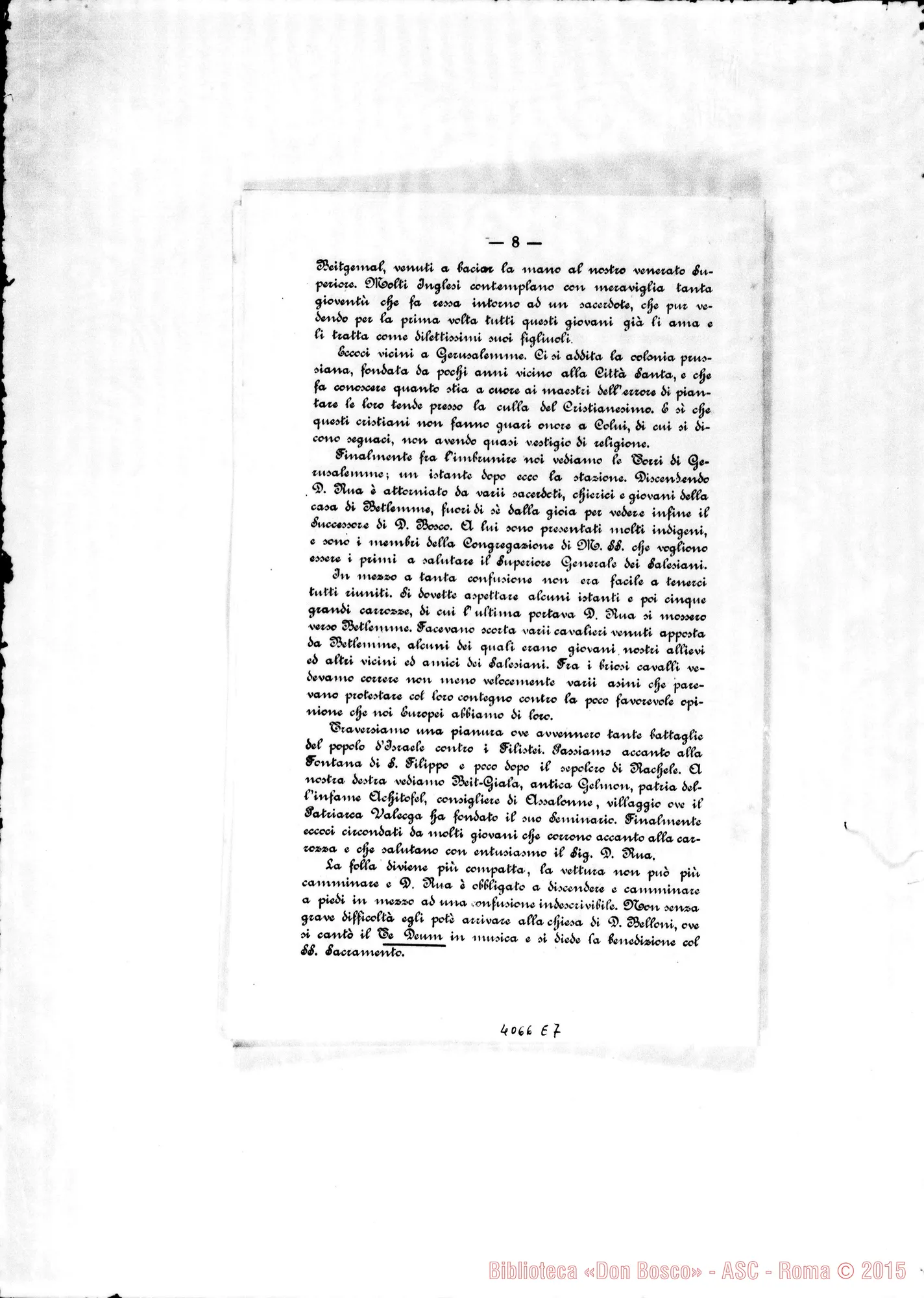 Fotogramma E 7 — Anno 1895: Circolari di Don Belmonte dei mesi di gennaio, febbraio (2), marzo, aprile, maggio, giugno, luglio, ottobre, novembre, dicembre. Stampate