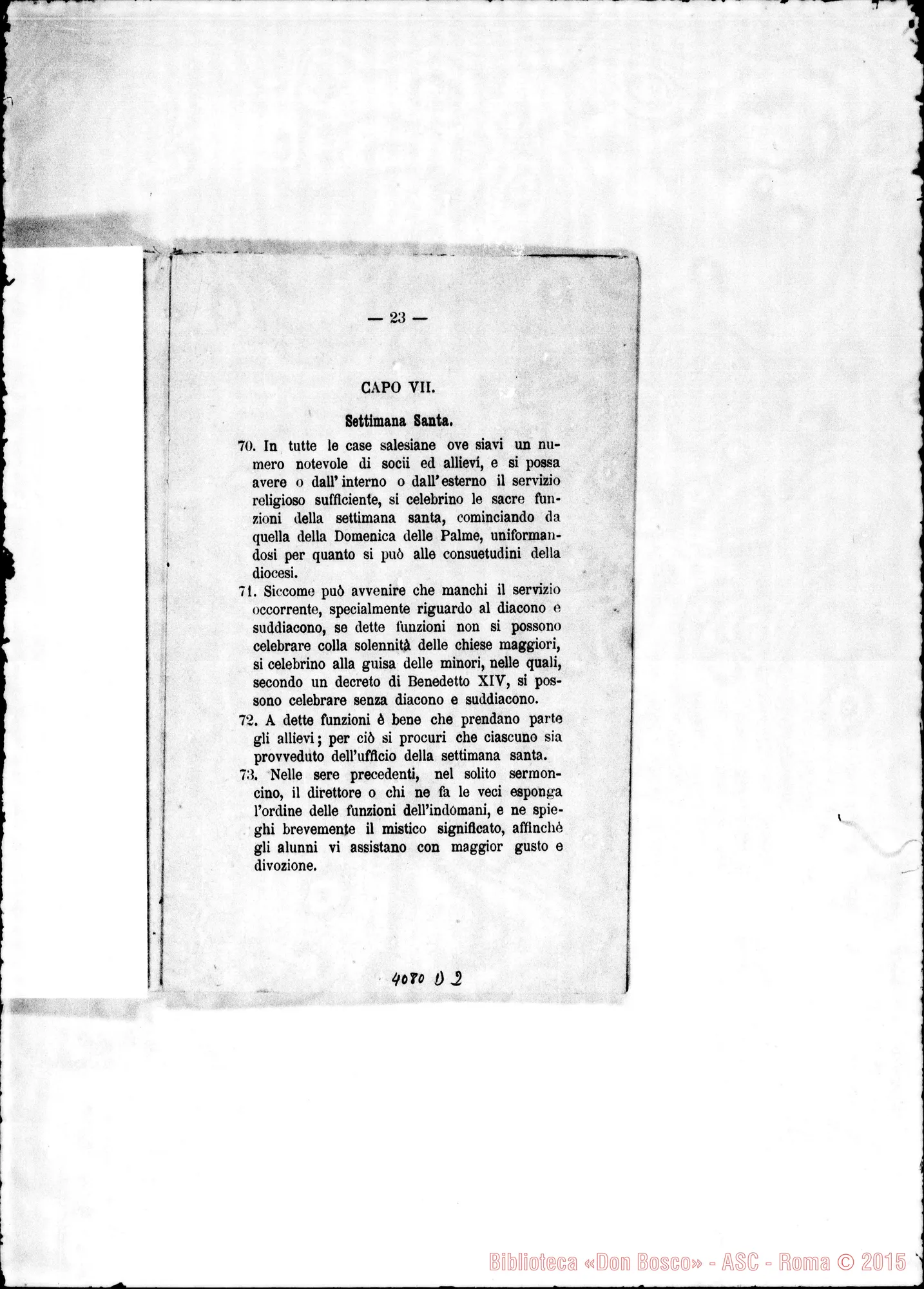 Fotogramma D 2 — Deliberazioni