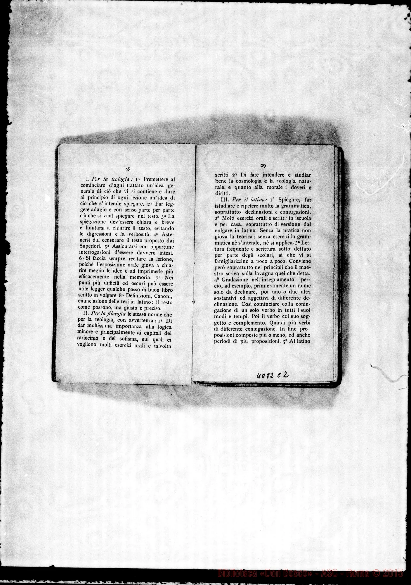 Fotogramma C 2 — Deliberazioni