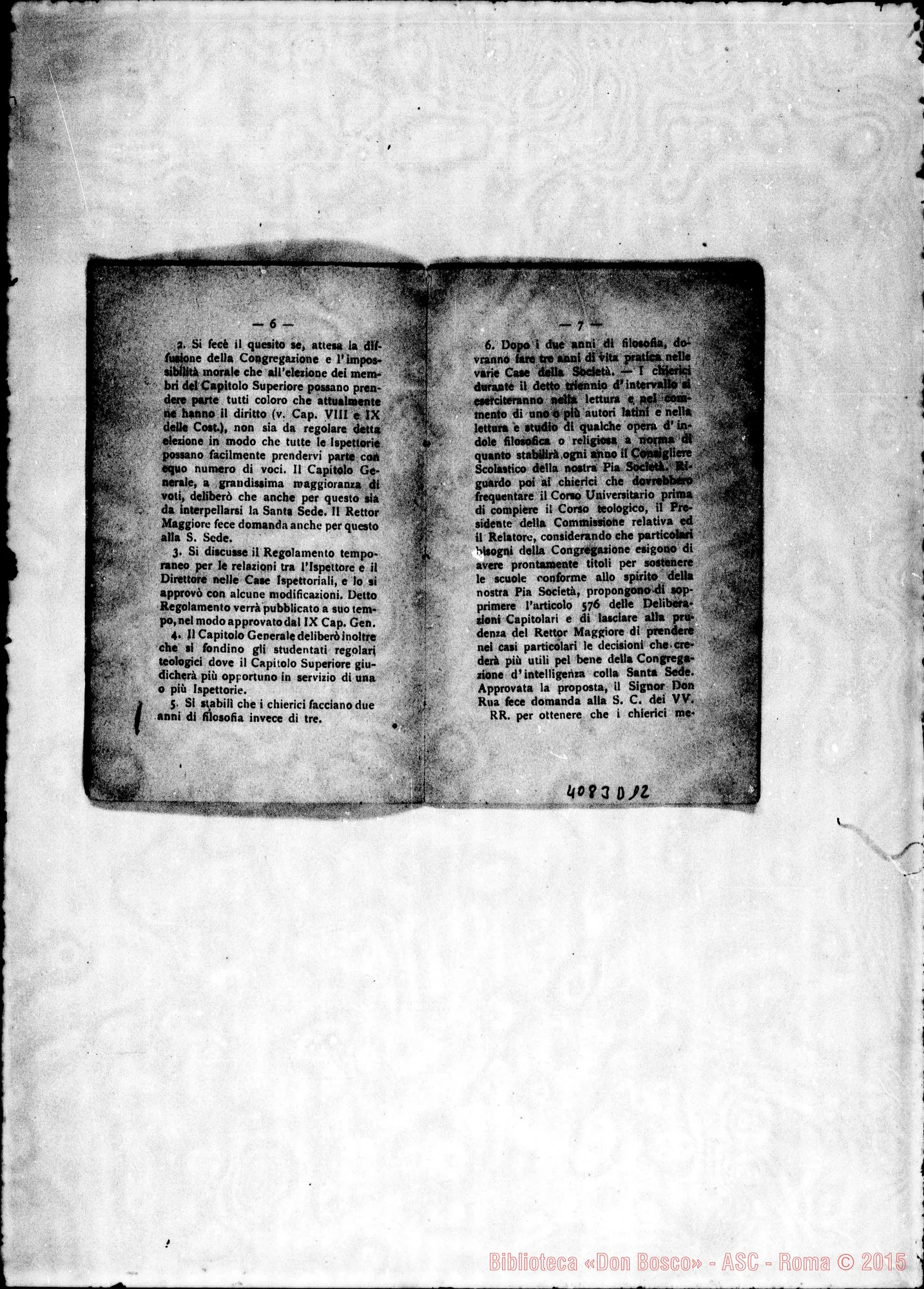 Fotogramma D 12 — Deliberazioni