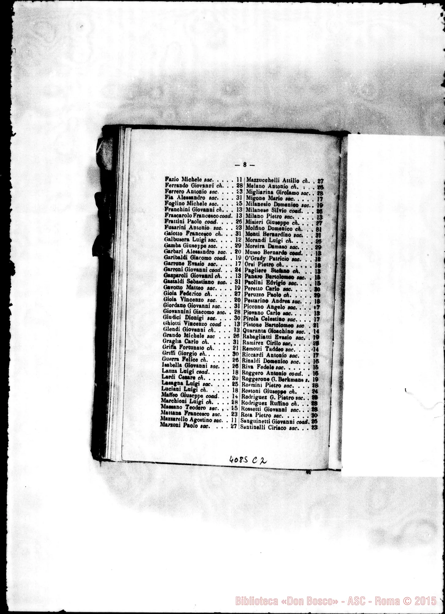 Fotogramma C 2 — America