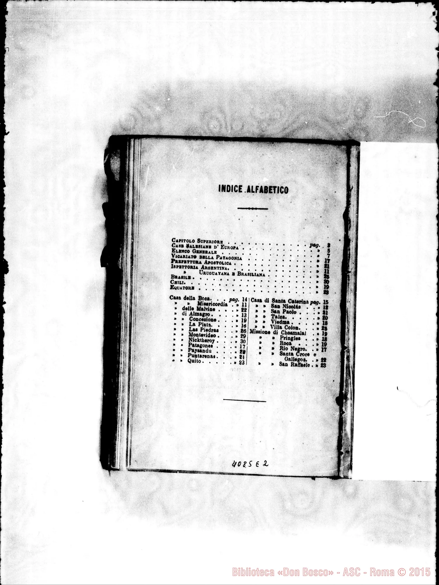Fotogramma E 2 — America