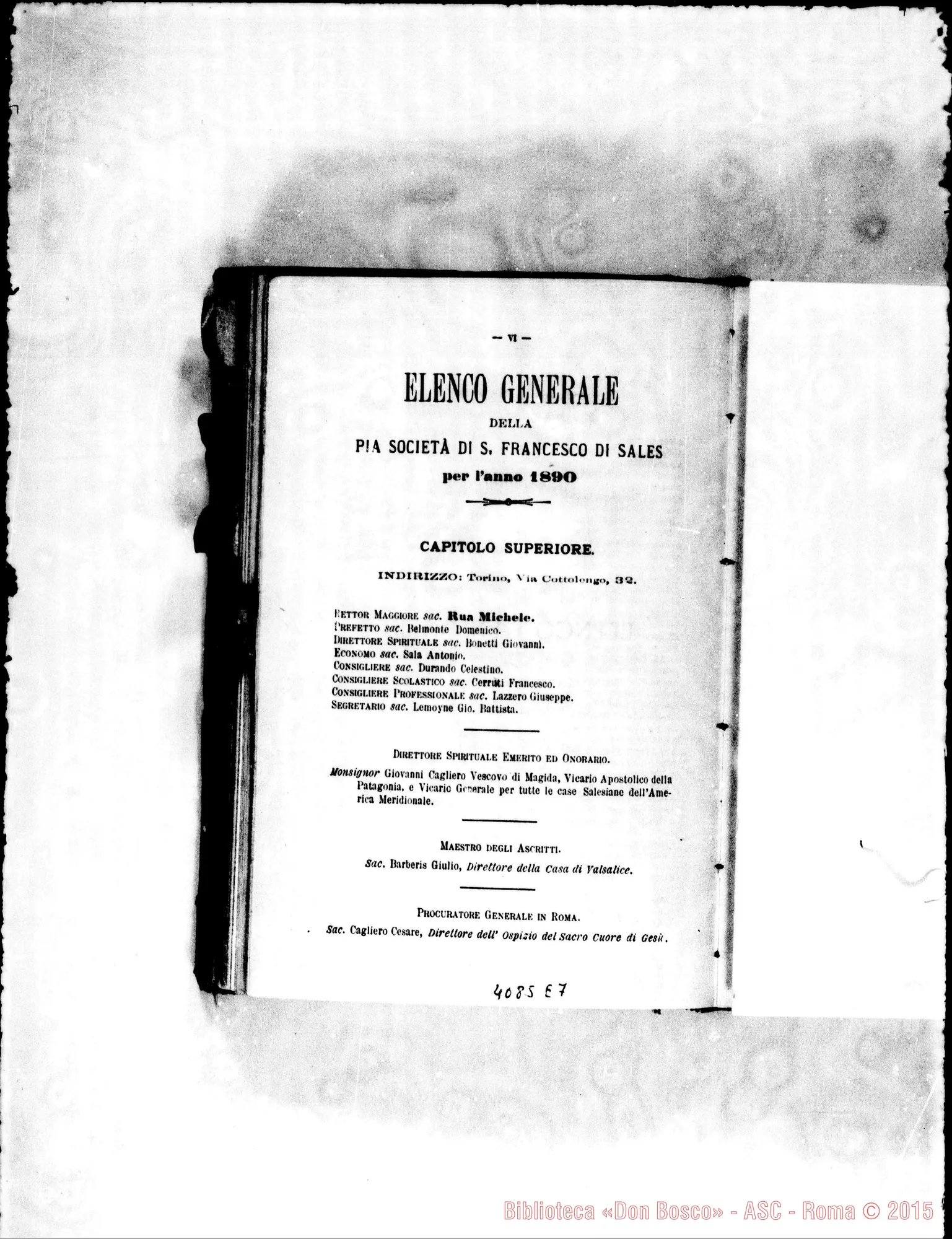 Fotogramma E 7 — 1890: Europa