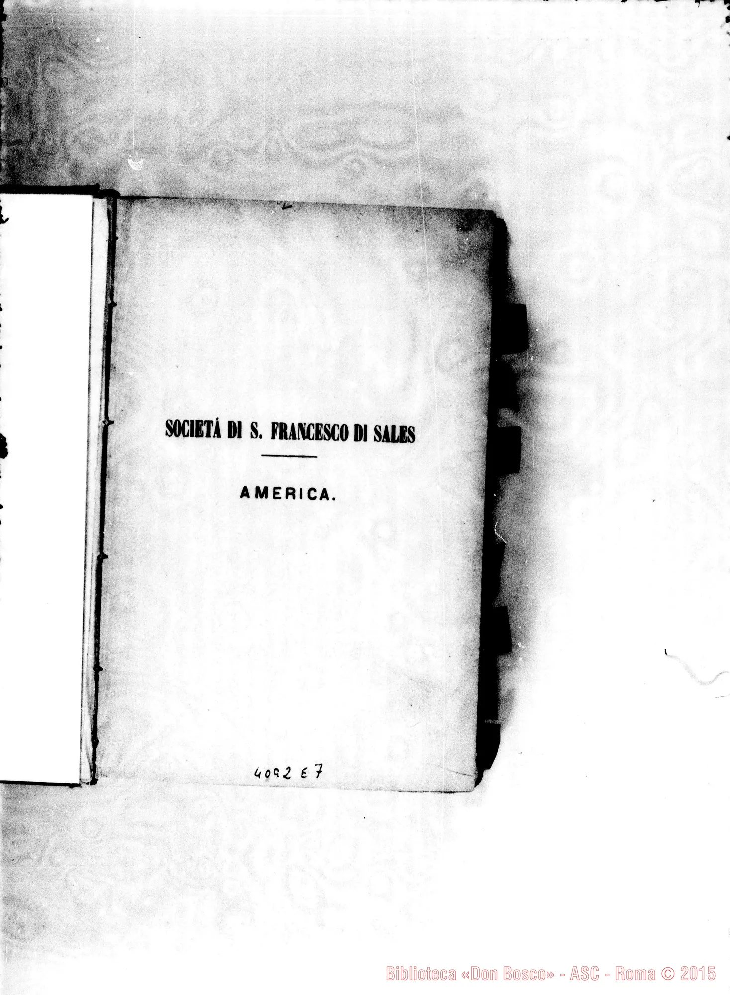 Fotogramma E 7 — America
