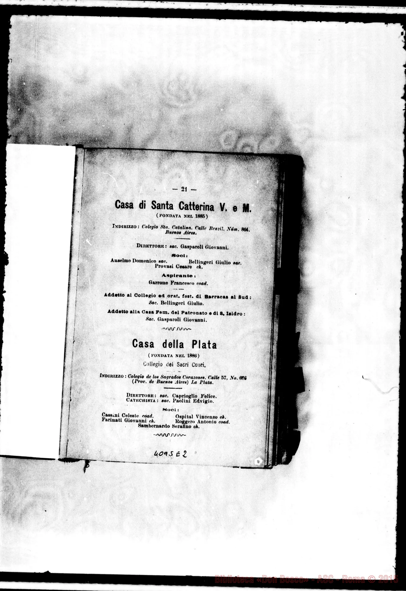 Fotogramma E 2 — America