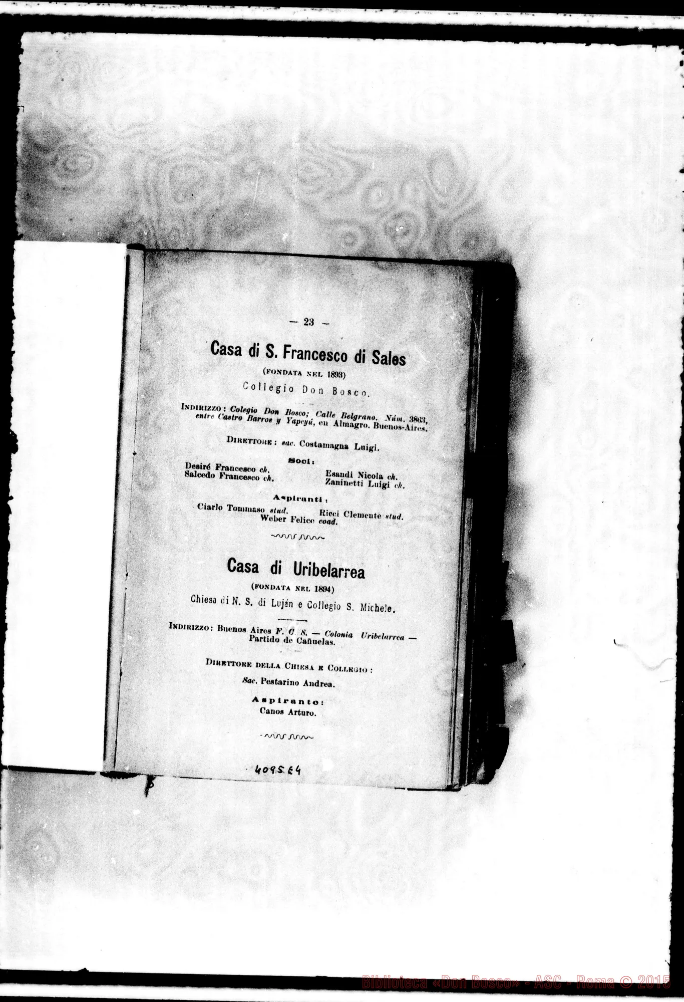 Fotogramma E 4 — America