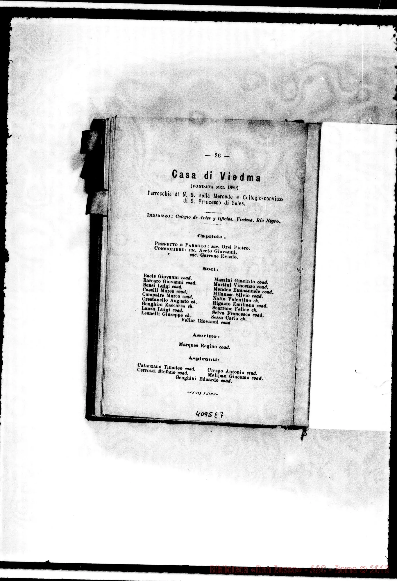 Fotogramma E 7 — America