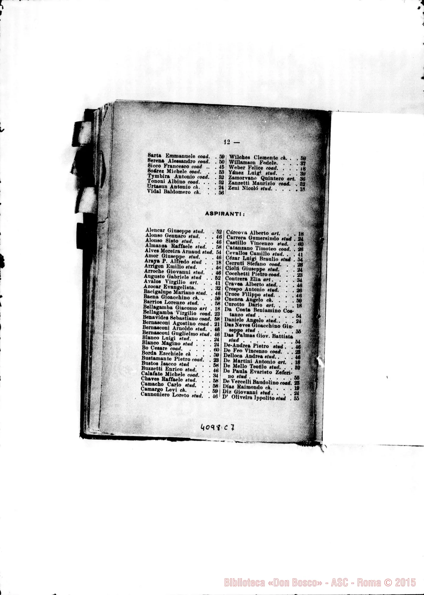 Fotogramma C 7 — America