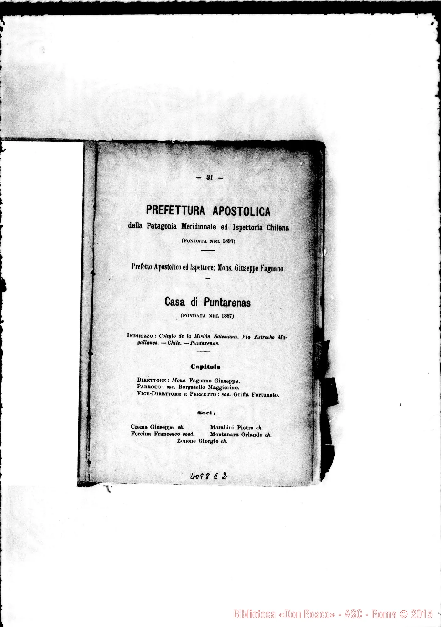 Fotogramma E 2 — America