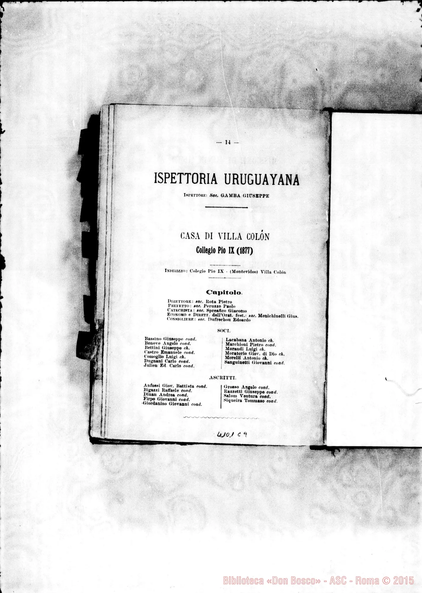Fotogramma C 9 — America