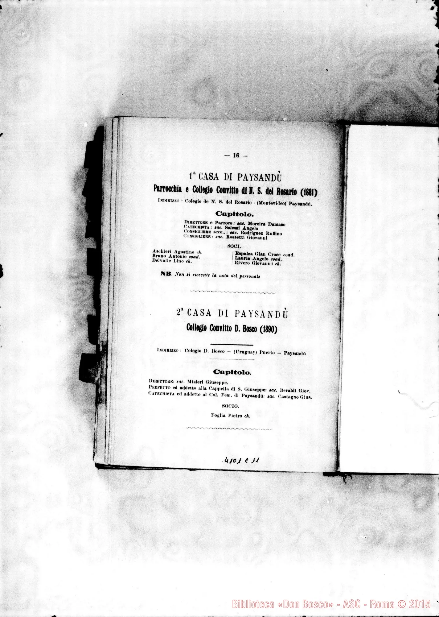 Fotogramma C 11 — America