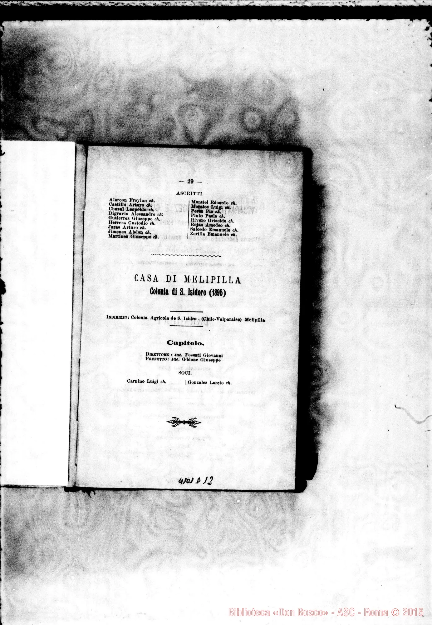 Fotogramma D 12 — America