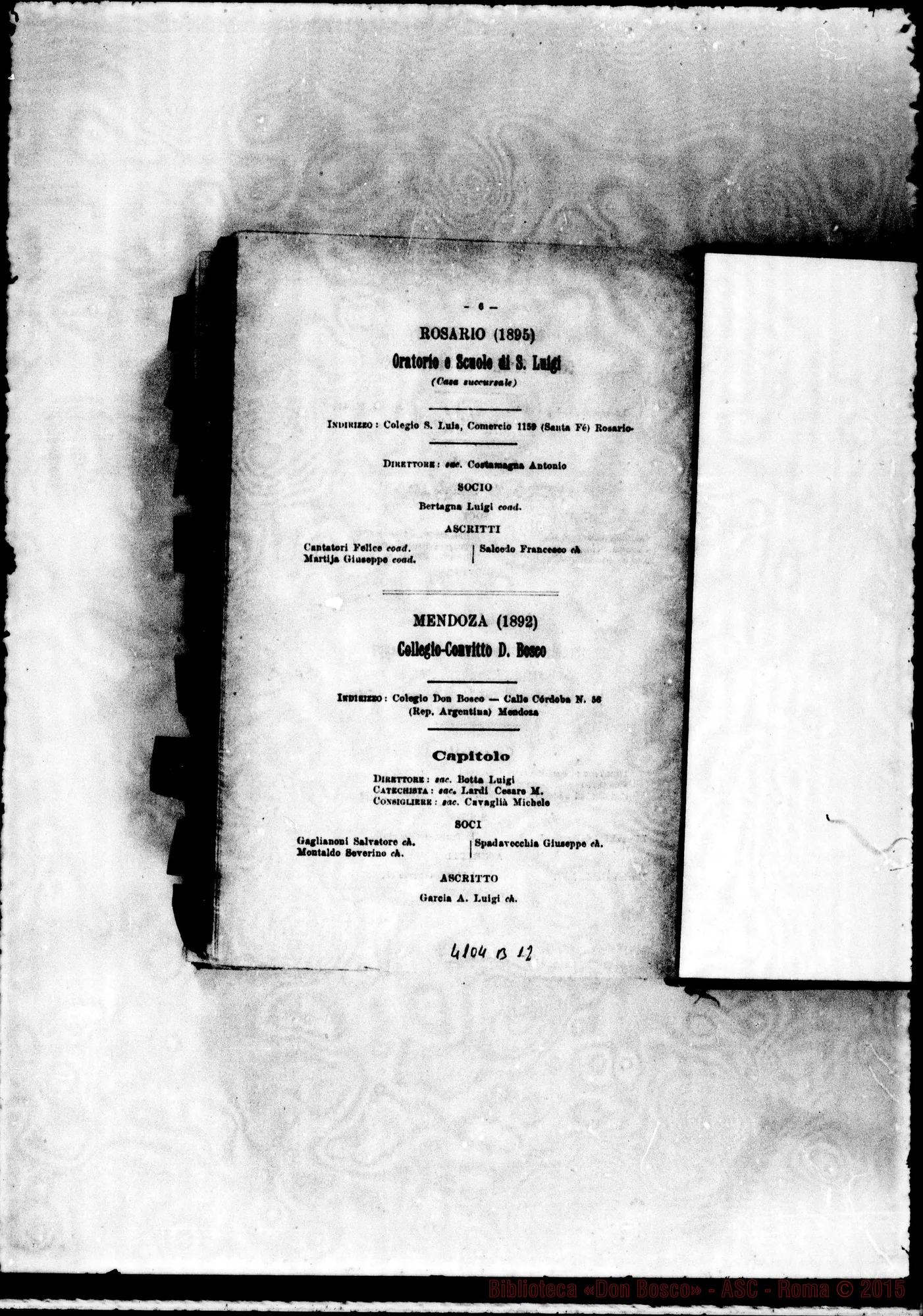 Fotogramma B 12 — America