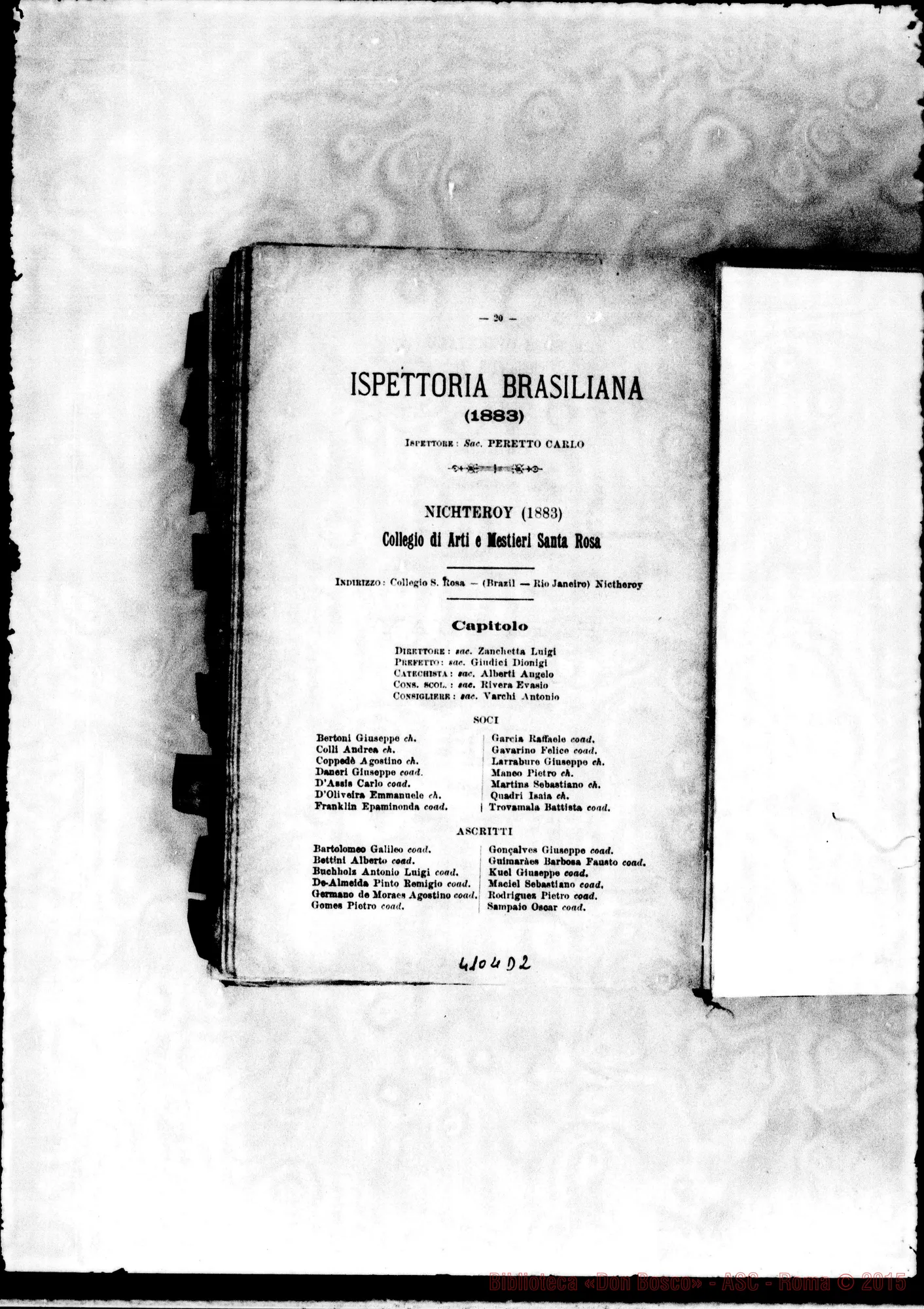 Fotogramma D 2 — America