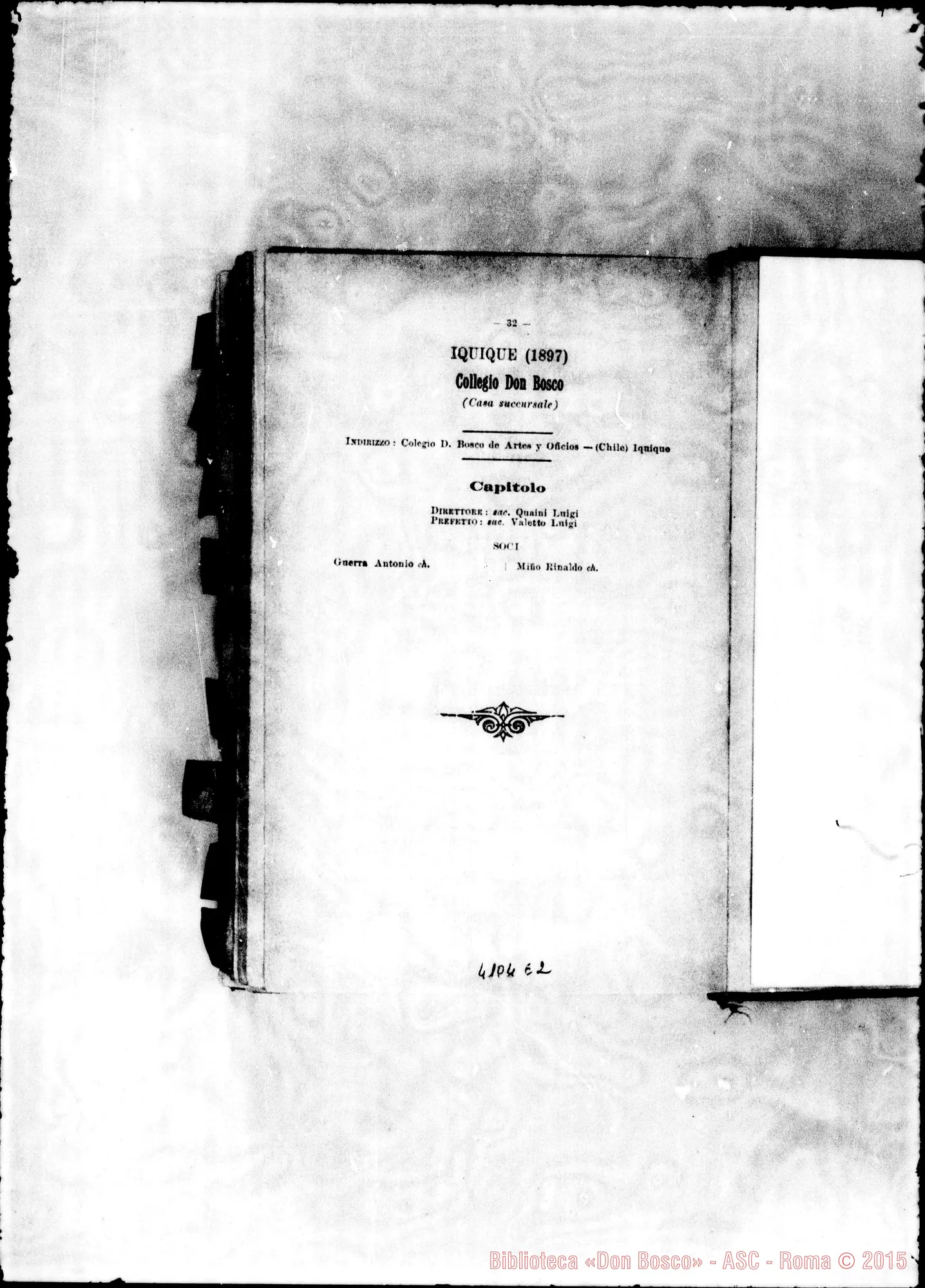 Fotogramma E 2 — America