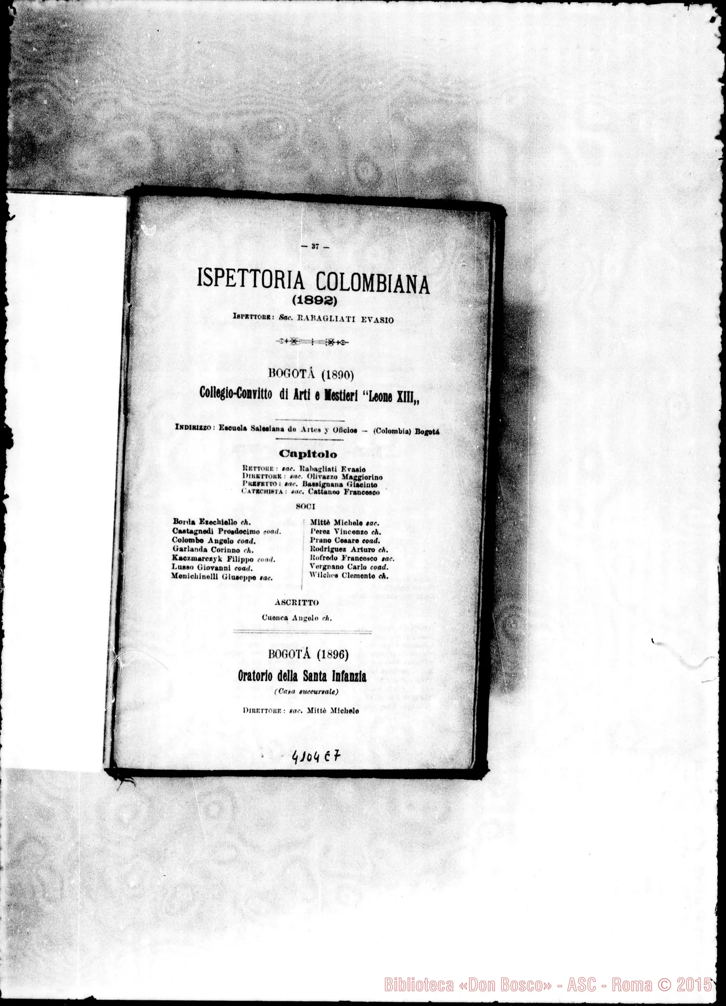 Fotogramma E 7 — America