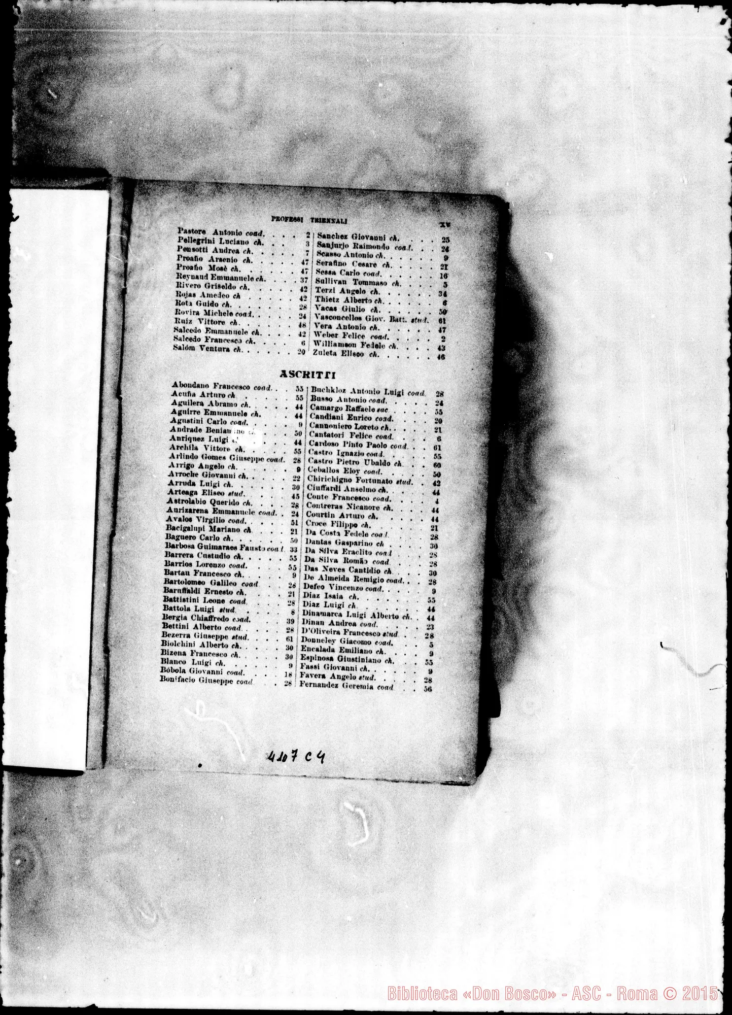 Fotogramma C 4 — America